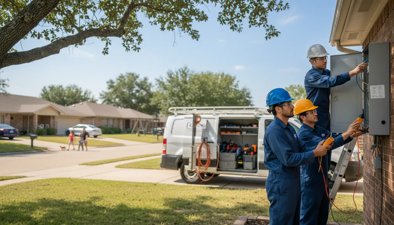 Certified electrician providing emergency electrical services in Branford, FL